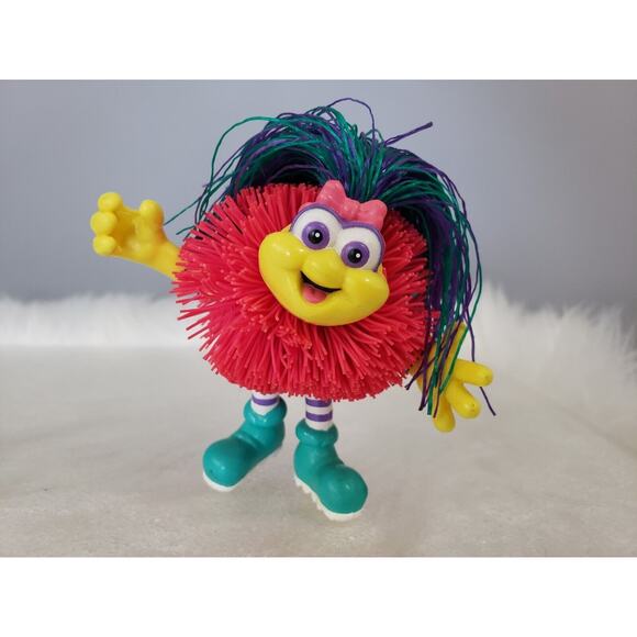 Vtg 1990's Koosh Ball Lings Bendable Buddies SUNNY FIGURE Kooshlings - Picture 6 of 6